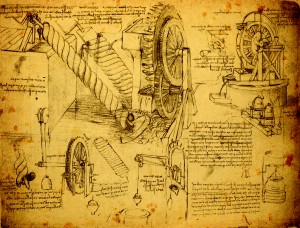 Leonardo Engineering drawing